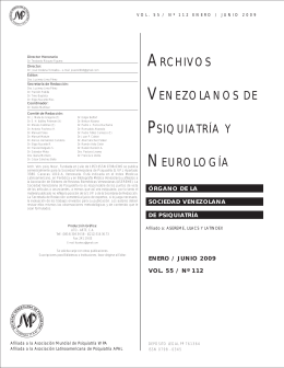 Descargue PDF - Sociedad Venezolana de Psiquiatría