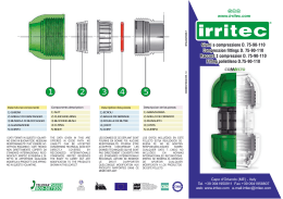 www.irritec.com Giunti a compressione D. 75-90