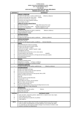 2013 lista de útiles escolares para séptimo año básico fuerza naval