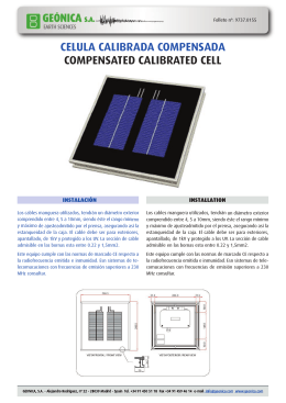 9737 0155 Model CCAL, Calibrated Solar Cell (ES, EN) (196 Kb.)
