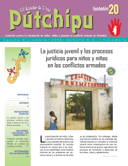 La justicia juvenil y los procesos jurídicos para niños y niñas en los