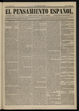 El pensamiento Español : diario de la tarde del 23 de julio de 1869