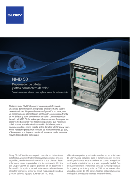 Catálogo NMD 50 - Glory Global Solutions