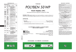 Polyben 50 WP - Servicio Agrícola y Ganadero