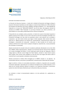 Carta de presentación - Universidad de Valparaíso