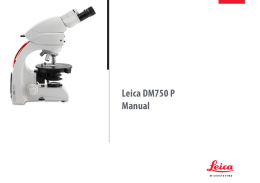 Leica DM750 P Manual
