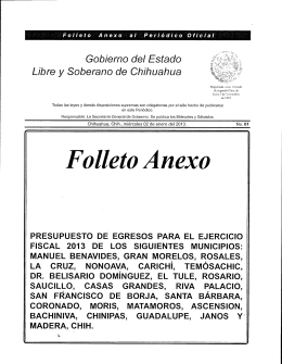 Folleto Anexo - H. Congreso del Estado de Chihuahua