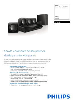HTD3511/77 Philips Home Theater 5.1 DVD
