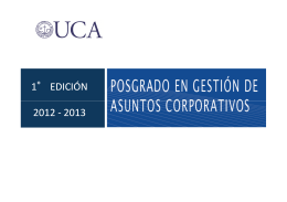 PGAC - Palmieri - Universidad Católica Argentina
