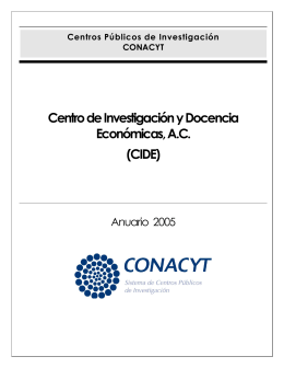 Centro de Investigación y Docencia Económicas, AC (CIDE)