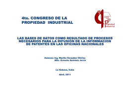 Conferencia - Oficina Cubana de la Propiedad Industrial