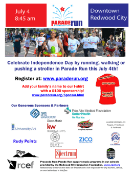 Register at: www.paraderun.org
