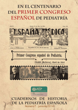 Cuadernos de Historia de la Pediatría Española nº7