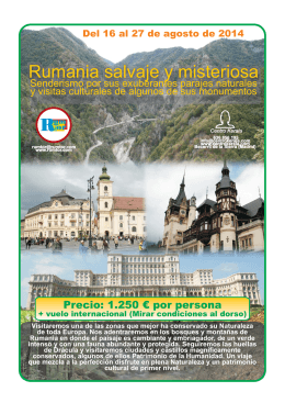 Rumania salvaje y misteriosa
