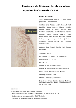 Catálogo. (PDF - 1,24 Mb) - Centro Atlántico de Arte Moderno