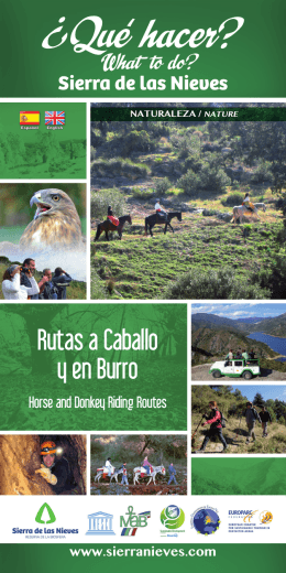 folleto en pdf - La Sierra de las Nieves