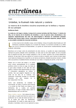 Urdaibai, la Euskadi más natural y costera