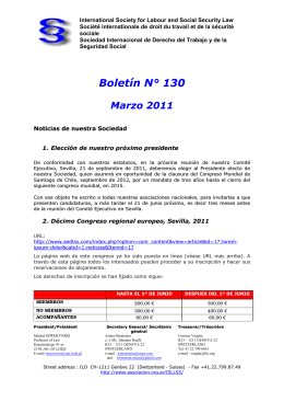 Boletín N° 130 - Asociación Argentina de Derecho del Trabajo y de