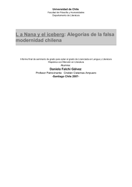 L a Nana y el iceberg: Alegorías de la falsa modernidad