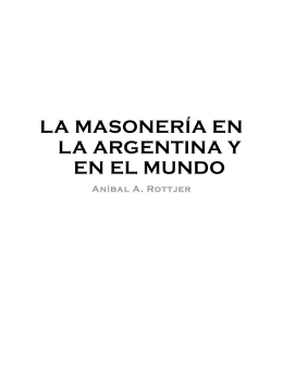 La Masonería en la Argentina y en el Mundo