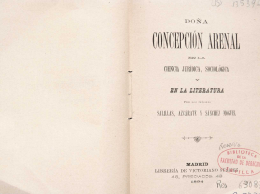 Doña Concepción Arenal en la ciencia jurídica, sociológica y en la