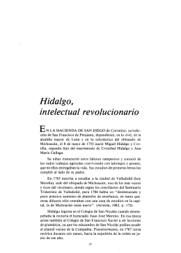 Hidalgo, intelectual revolucionario