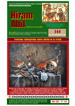 Año XIII - N° 144 Centésima cuadragésima cuarta edición de la revista