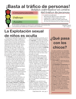 2005 Núm. 6 - Stop Trafficking Newsletter