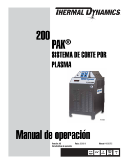 PAK® Manual de operación 200