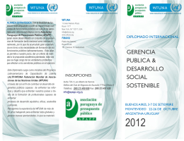 gerencia publica & desarrollo social sostenible