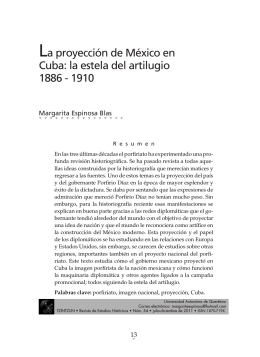 La proyección de México en Cuba: la estela del artilugio