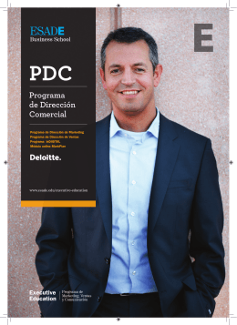 PDC - Programa de Dirección Comercial