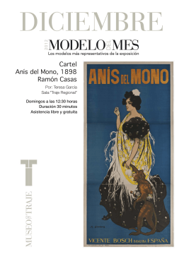 Cartel Anís del Mono, 1898 Ramón Casas