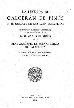 GALCERAN DE PINÓS
