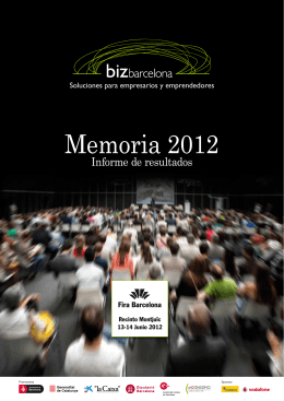 Memoria 2012 - Fira Barcelona