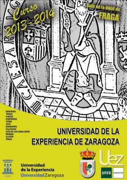 programa básico - Universidad de Zaragoza