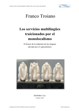 Franco Troiano Los servicios multilingües traicionados