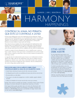 HAPPENINGS - Harmony Health Plan