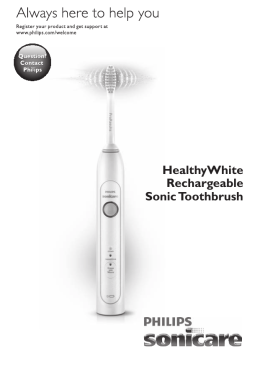 HealthyWhite Rechargeable Sonic Toothbrush