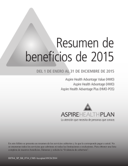 beneficio - Aspire Health Plan