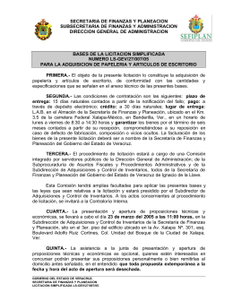 LS-GEV/27/007/05 - Gobierno del Estado de Veracruz