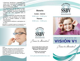 visión v1 - Plan Médico Salud Bella Vista