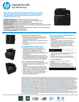 LaserJet Pro 200 - Intercambio de archivos HP