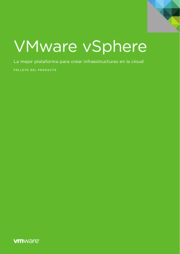 Hoja de producto vSphere 5