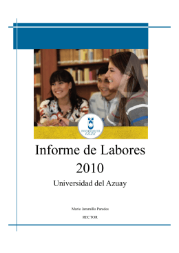 Informe de Labores 2010 (completo)