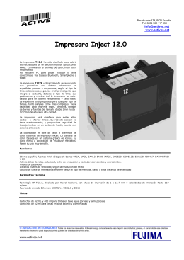 Impresora Inject 12.0