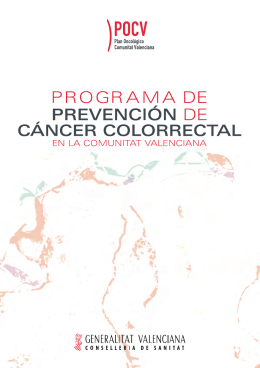 Programa de Prevención del cáncer colorrectal