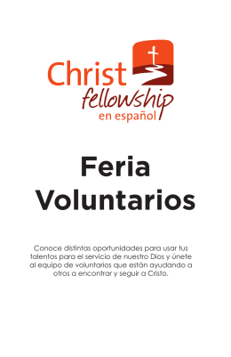 Feria Voluntarios - Christ Fellowship en Español
