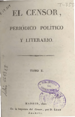 N.\ EL CENSOR - Biblioteca de Historia Constitucional