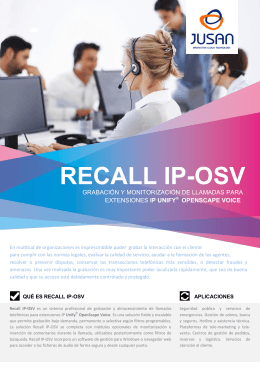 RECALL IP-OSV